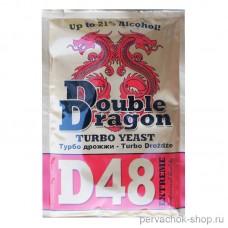 Дрожжи Double Dragon D48 Turbo (Дабл Драгон d48), 132 г