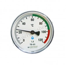 Термометр биметаллический 0-120 °C
